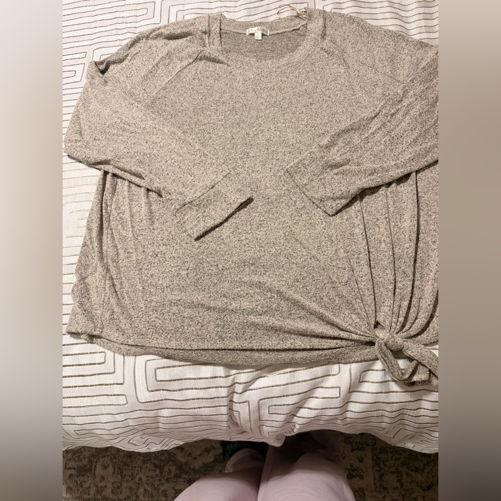 Nine Britton khaki/beige Knit Top